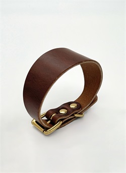 Ошейник для левретки, борзой из натуральной кожи Хорвин Horween C-IG-H