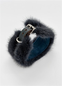 Ошейник для левретки FUR FUR Сине-серый CI-FURGB